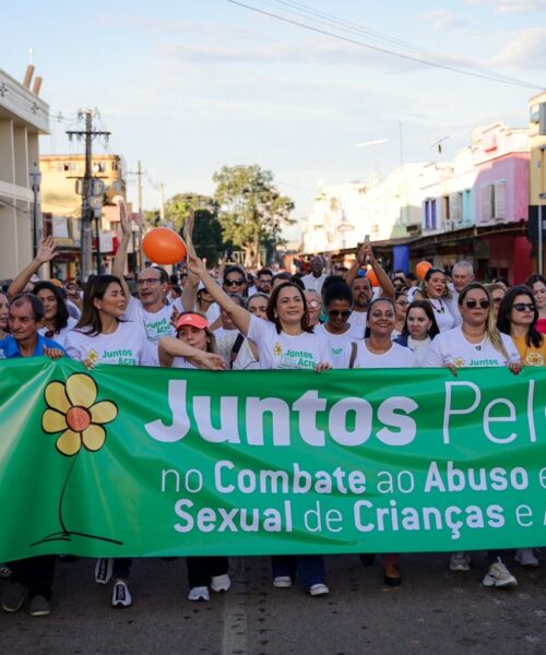 Caminhada marca dia de conscientização sobre o abuso e exploração sexual de crianças e adolescentes