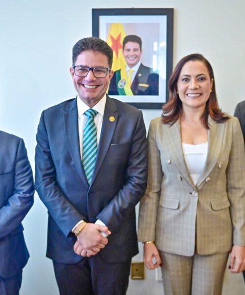 Em almoço com governador do Acre, Luiz Gonzaga e Nicolau Júnior ratificam harmonia com o executivo
