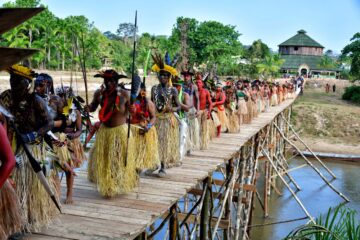 Celebração cultural Mariri Yawanawa reúne indígenas em Tarauacá, no Acre