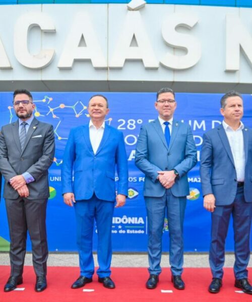 Governador Gladson Cameli participa do Fórum de Governadores em Porto Velho