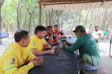 Gestores ambientais visitam Parque Estadual do Cantão e reforçam ações de combate aos incêndios florestais