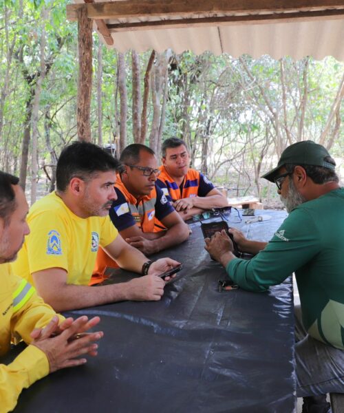 Gestores ambientais visitam Parque Estadual do Cantão e reforçam ações de combate aos incêndios florestais