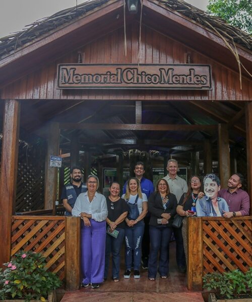 Parque Chico Mendes recebe comitiva do Amapá para troca de experiências sobre sustentabilidade