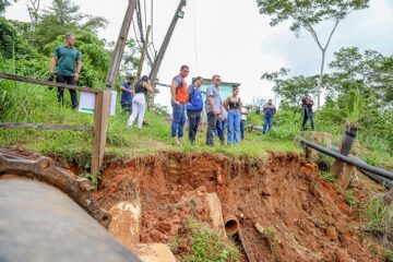 Prefeito de Rio Branco em exercício realiza visita técnica à Estação de Captação e Tratamento (ETA) I