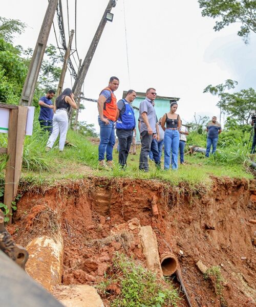 Prefeito de Rio Branco em exercício realiza visita técnica à Estação de Captação e Tratamento (ETA) I