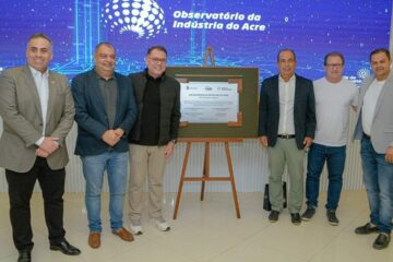 Prefeito de Rio Branco em exercício prestigia inauguração de Observatório da Indústria do Acre