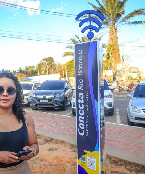 Programa Conecta Rio Branco leva internet gratuita a espaços públicos e impulsiona inclusão digital