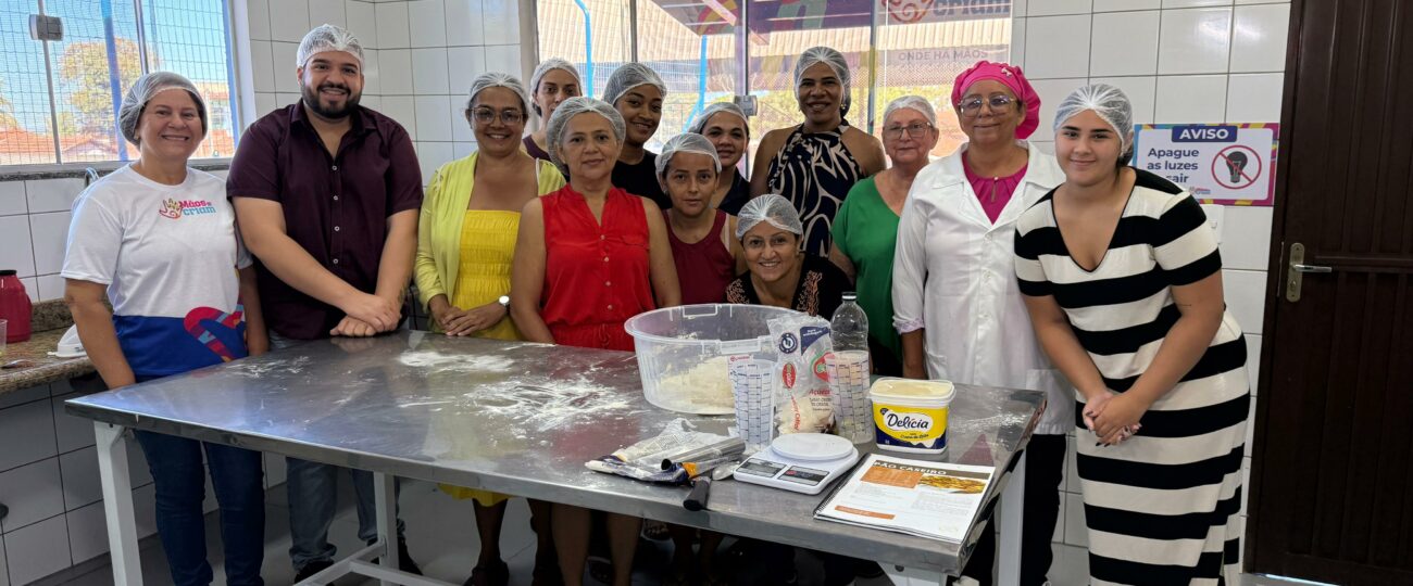 Projeto “Mãos que Criam” capacita nova turma em panificação artesanal em Palmas