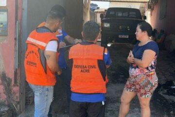 Defesa Civil de Rio Branco intensifica vistorias técnicas em áreas de risco