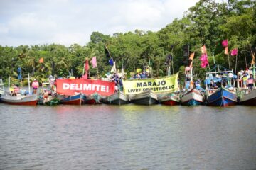 Pescadores do Marajó protestam contra exploração de petróleo na Foz do Amazonas