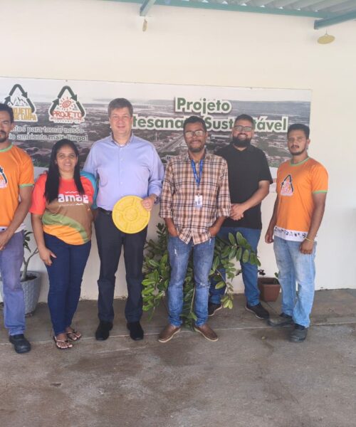 Governo do Tocantins visita projeto de reciclagem em Lajeado para fortalecer políticas ambientais