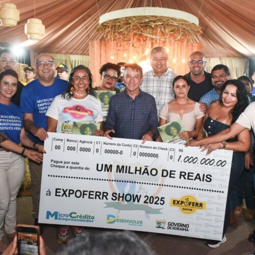 Governo de Roraima libera R$ 1 milhão em microcrédito para empreendedores durante a Expoferr Show 2025