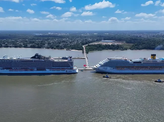 Belém recebe navios-hotel para abrigar participantes da COP30