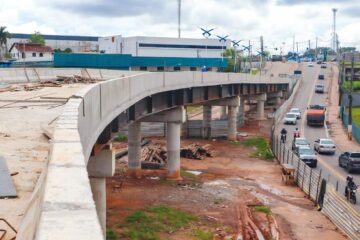 Elevado da AABB entra na fase final de concretagem e se aproxima da conclusão em Rio Branco