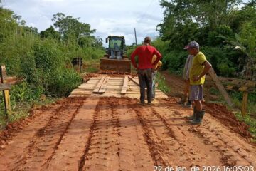 Prefeitura de Rio Branco executa ações emergenciais em ramais afetados pelas fortes chuvas