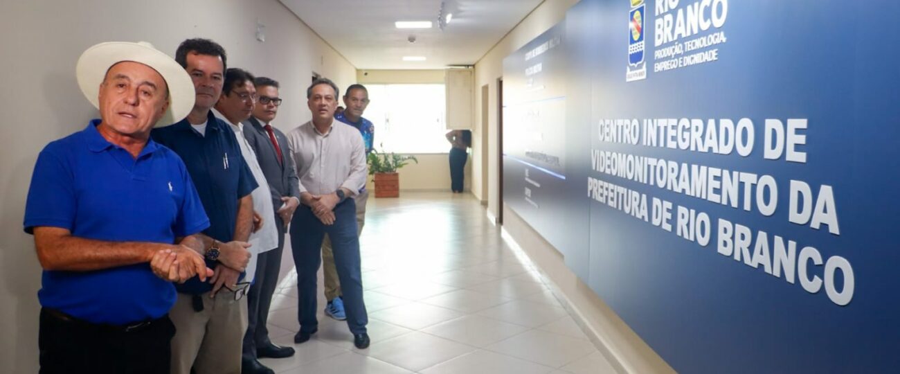 Prefeitura de Rio Branco apresenta nova sala de videomonitoramento para reforçar asegurança e apoiar grandes eventos