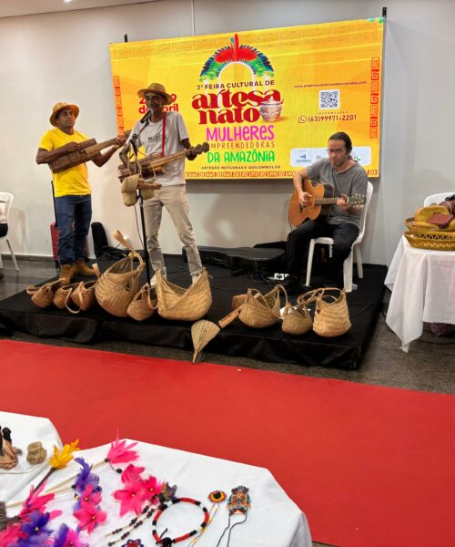 Feira em Palmas reúne artesãs indígenas e quilombolas e fortalece economia cultural no Tocantins