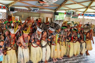 Povo Puyanawa celebra os 26 anos da demarcação do seu território, no Acre
