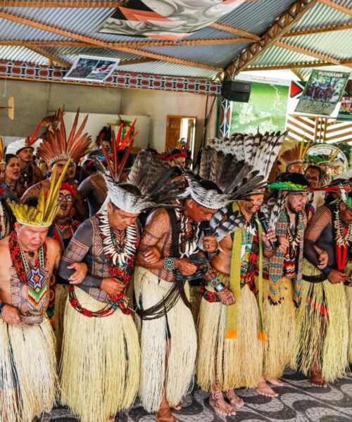 Povo Puyanawa celebra os 26 anos da demarcação do seu território, no Acre