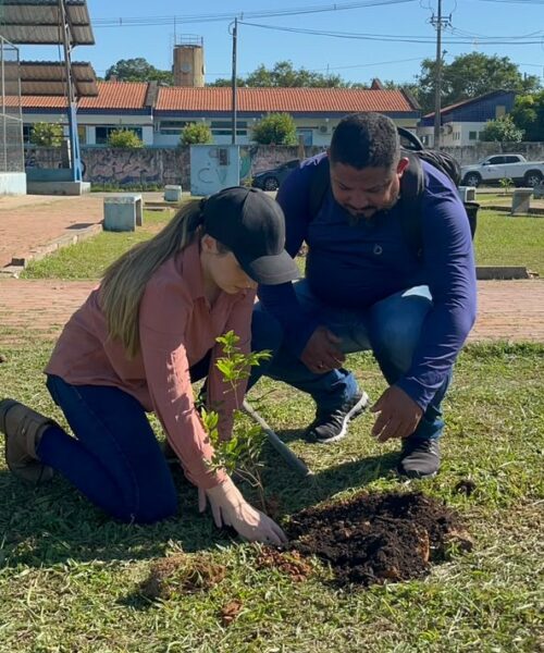Prefeitura de Rio Branco leva mais arborização e qualidade de vida à Praça do Aroeira com plantio de 150 mudas
