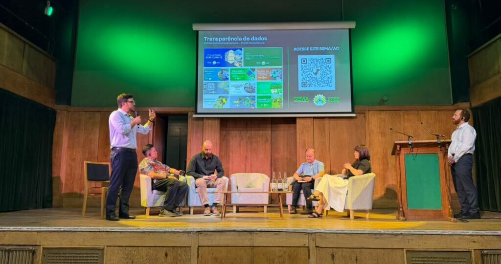 Acre apresenta estratégias de conservação florestal e combate aos impactos do El Niño na Semana do Clima de Londres