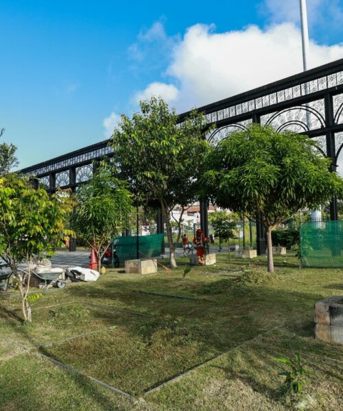 Prefeitura de Manaus realiza ação de limpeza e manutenção no Parque Jefferson Péres