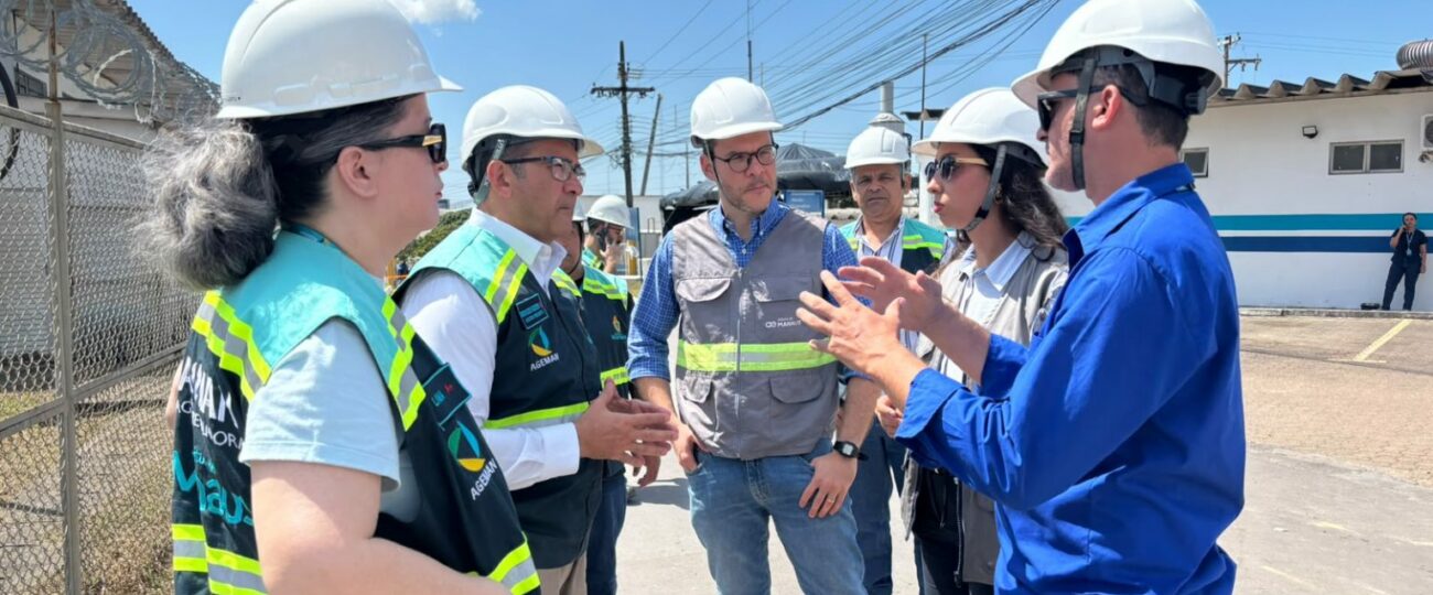 Ageman vistoria execução de parada programada da Águas de Manaus para reforçar abastecimento no verão amazônico