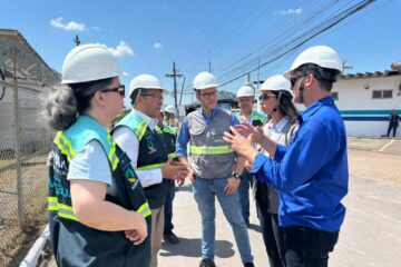 Ageman vistoria execução de parada programada da Águas de Manaus para reforçar abastecimento no verão amazônico