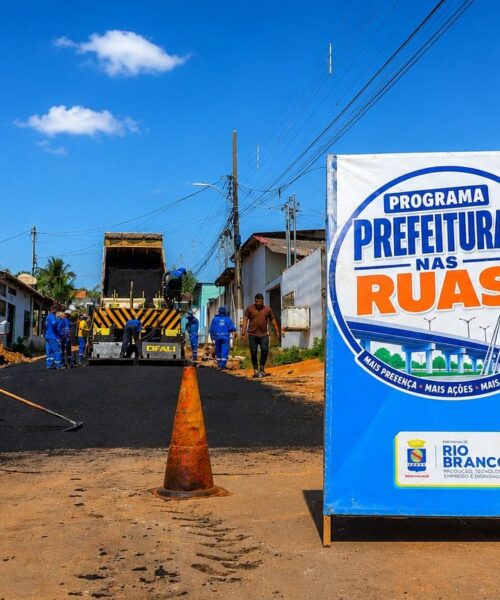 Prefeitura intensifica recuperação de ruas e avança com recapeamento no bairro Vitória