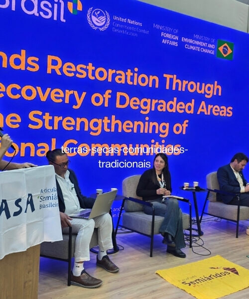 COP17, Brasil leva saberes da Caatinga e do Cerrado ao debate global contra a desertificação