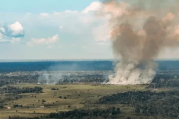 Incêndios avançam no oeste do Pará e deixam ar de Santarém em nível muito insalubre