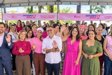 Prefeitura de Rio Branco encerra Outubro Rosa com ação de conscientização sobre saúde e direitos das mulheres
